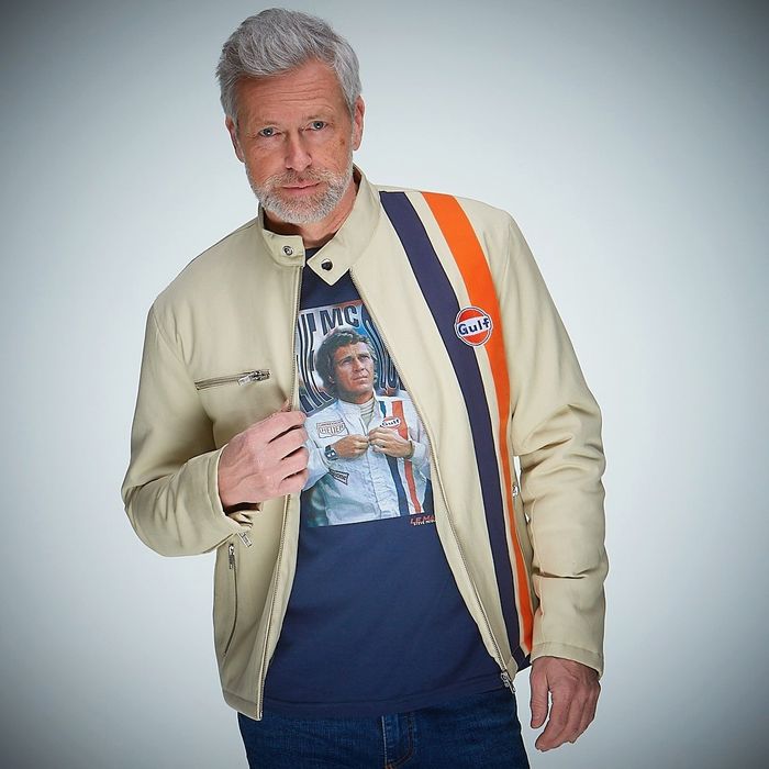 Grandprix Originals Gulf Men's Roadmaster Jacket Light Beige