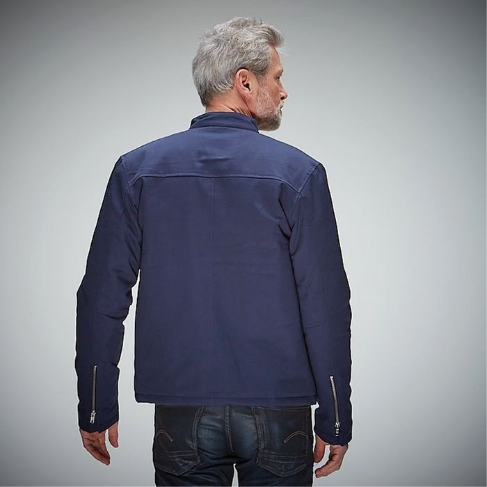 Grandprix Originals Gulf Men's Roadmaster Jacket Navy Blue