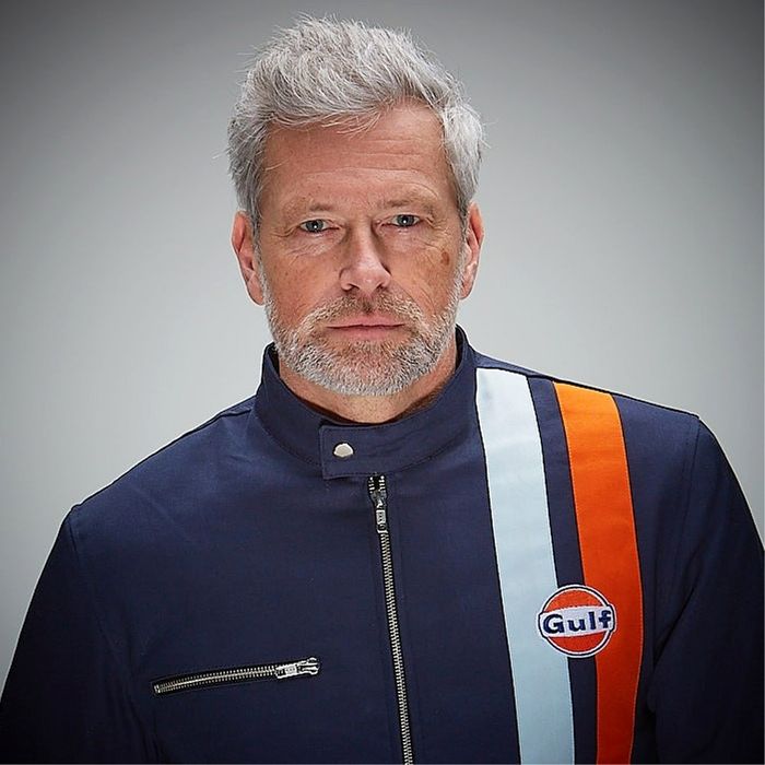 Grandprix Originals Gulf Men's Roadmaster Jacket Navy Blue