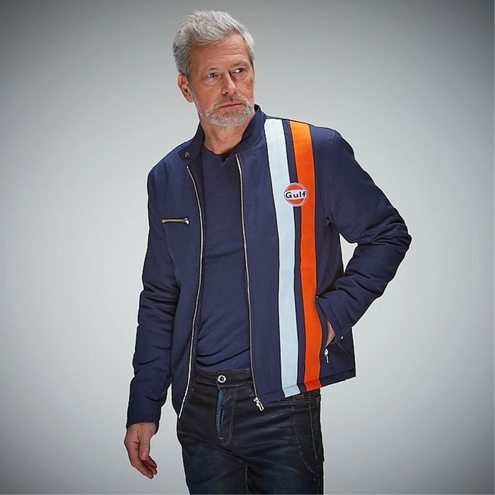 Grandprix Originals Gulf Men's Roadmaster Jacket Navy Blue