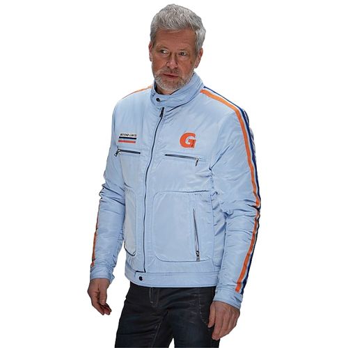 Grandprix Originals Gulf Men's Racing Jacket Light Blue