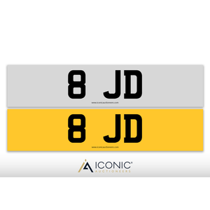 UK Registration Number 8 JD