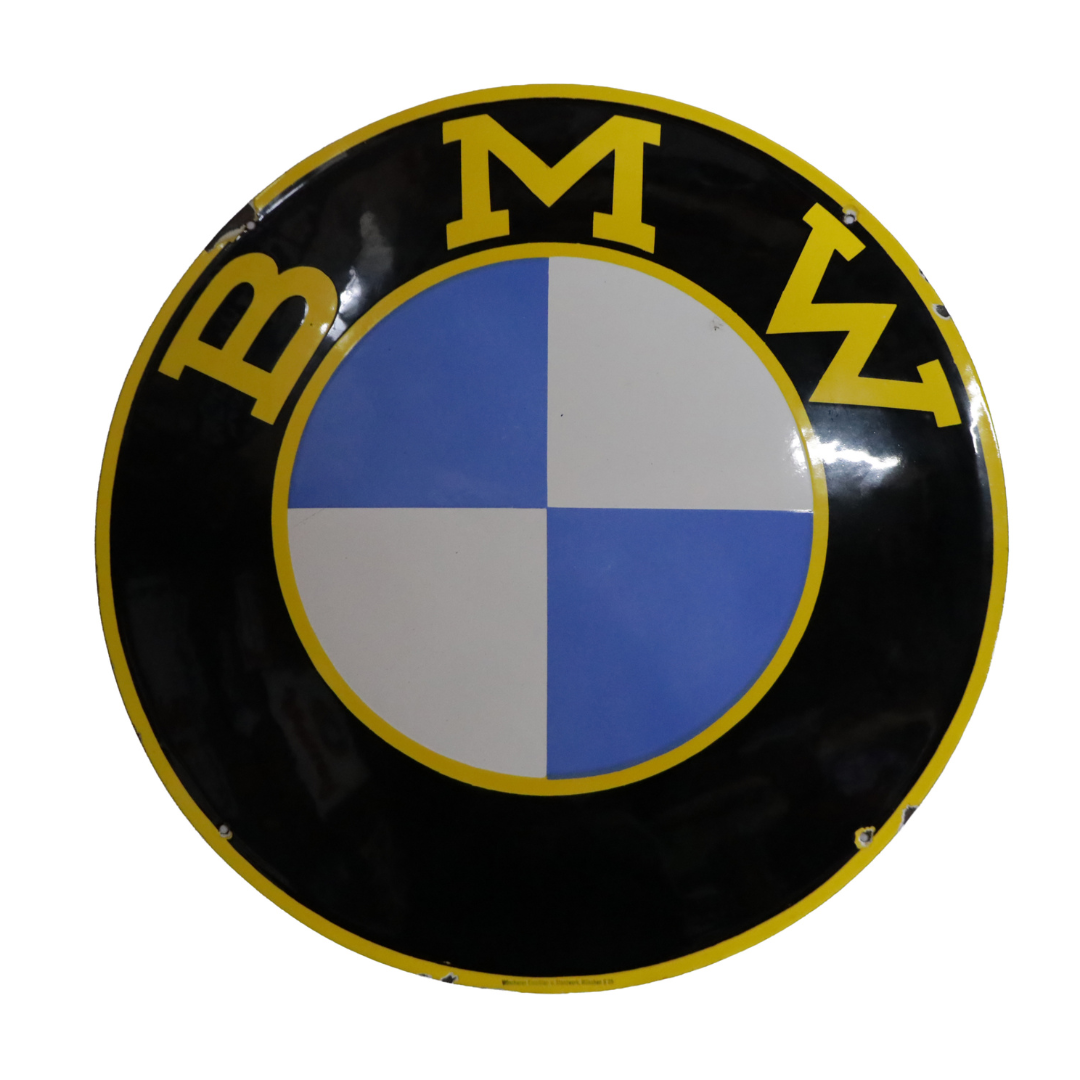 BMW Pre-war Enamel Sign