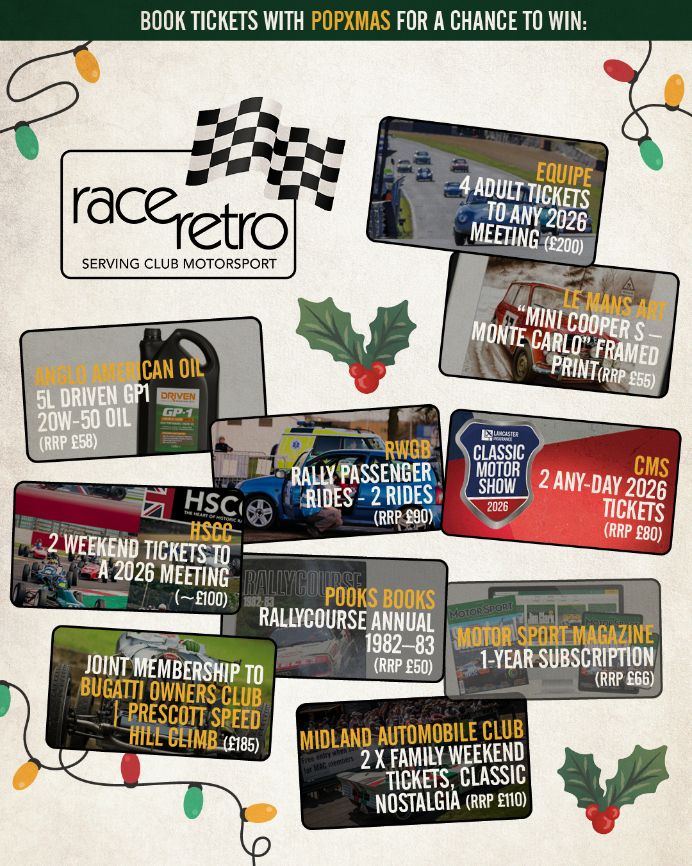Race Retro Christmas Giveaway 2026!