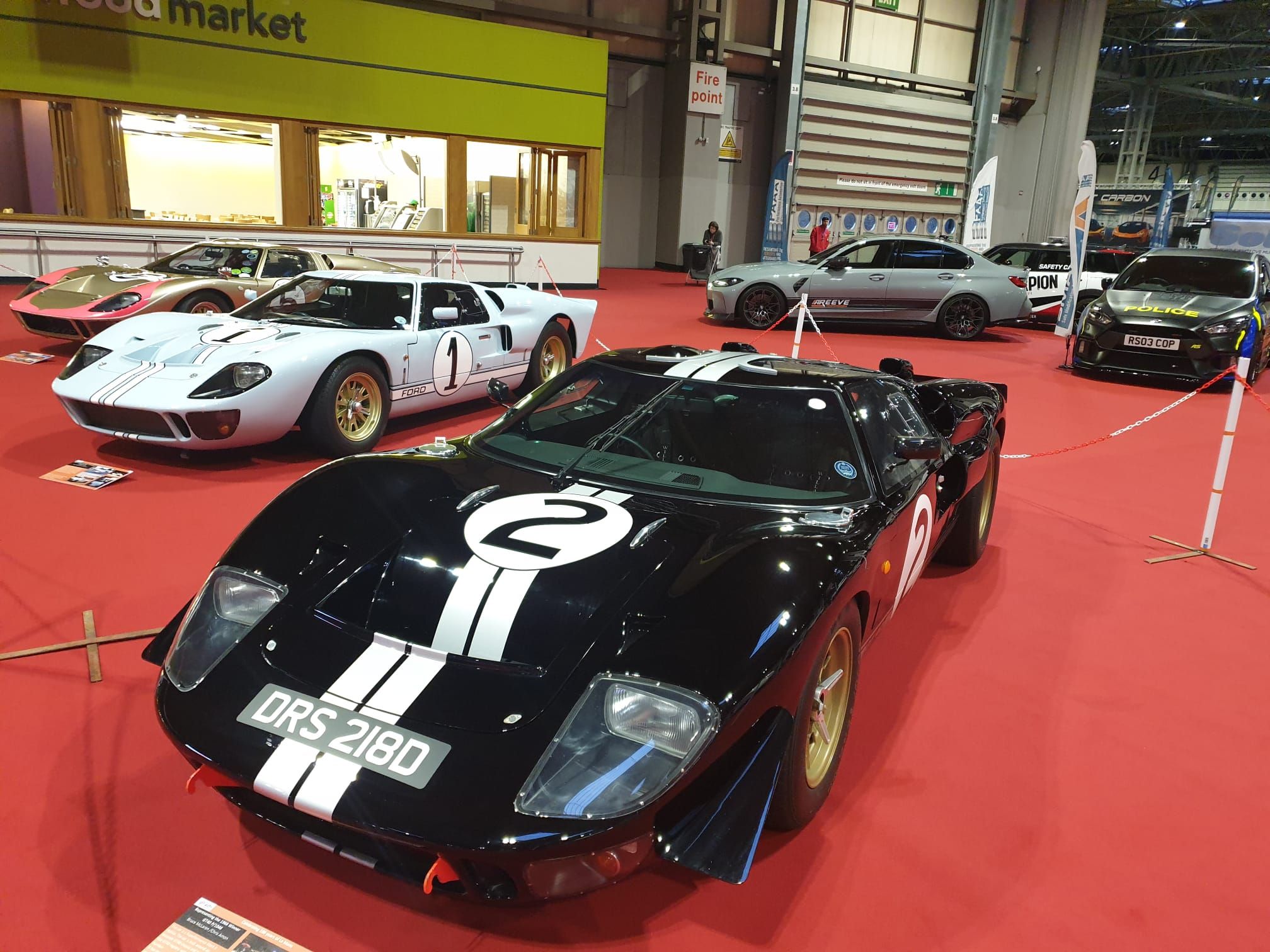 Black Ford GT40 Mark II replica #2 1966 Le Mans winner McLaren Amon