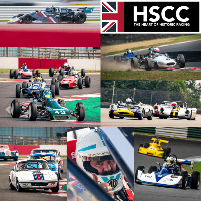 Historic Sports Car Club HSCC logo UK classic racing club motorsport