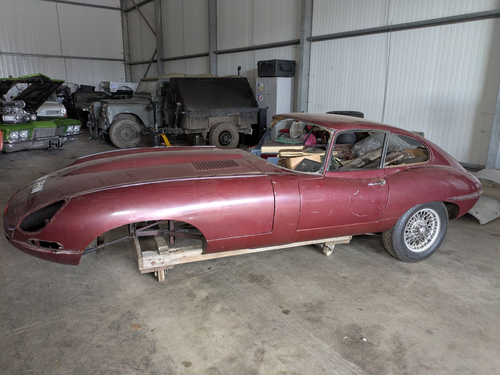 Richard Hammond E-Type Barn Find