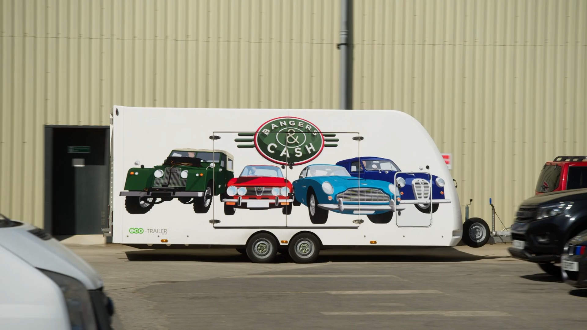 The Bangers & Cash transporter, also known as the 'Spannerpod'