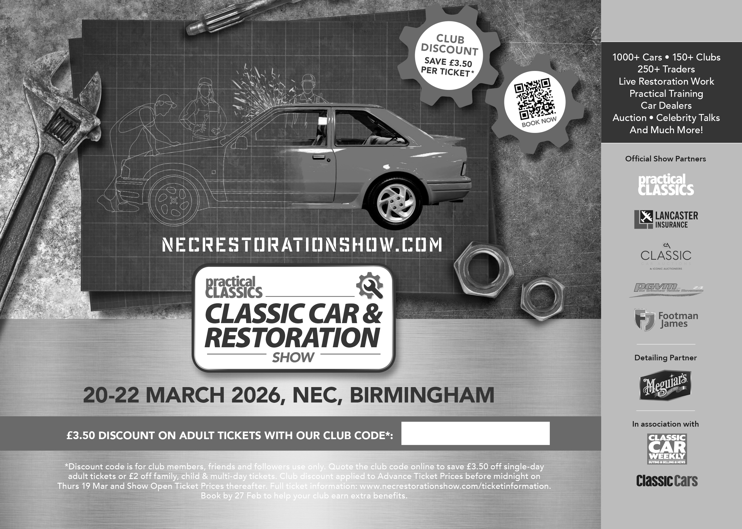 A5 Club Ad Black & White