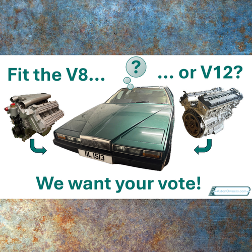 Lagonda V8 or V12? AstonOwners.com Puts the Big Question to Visitors