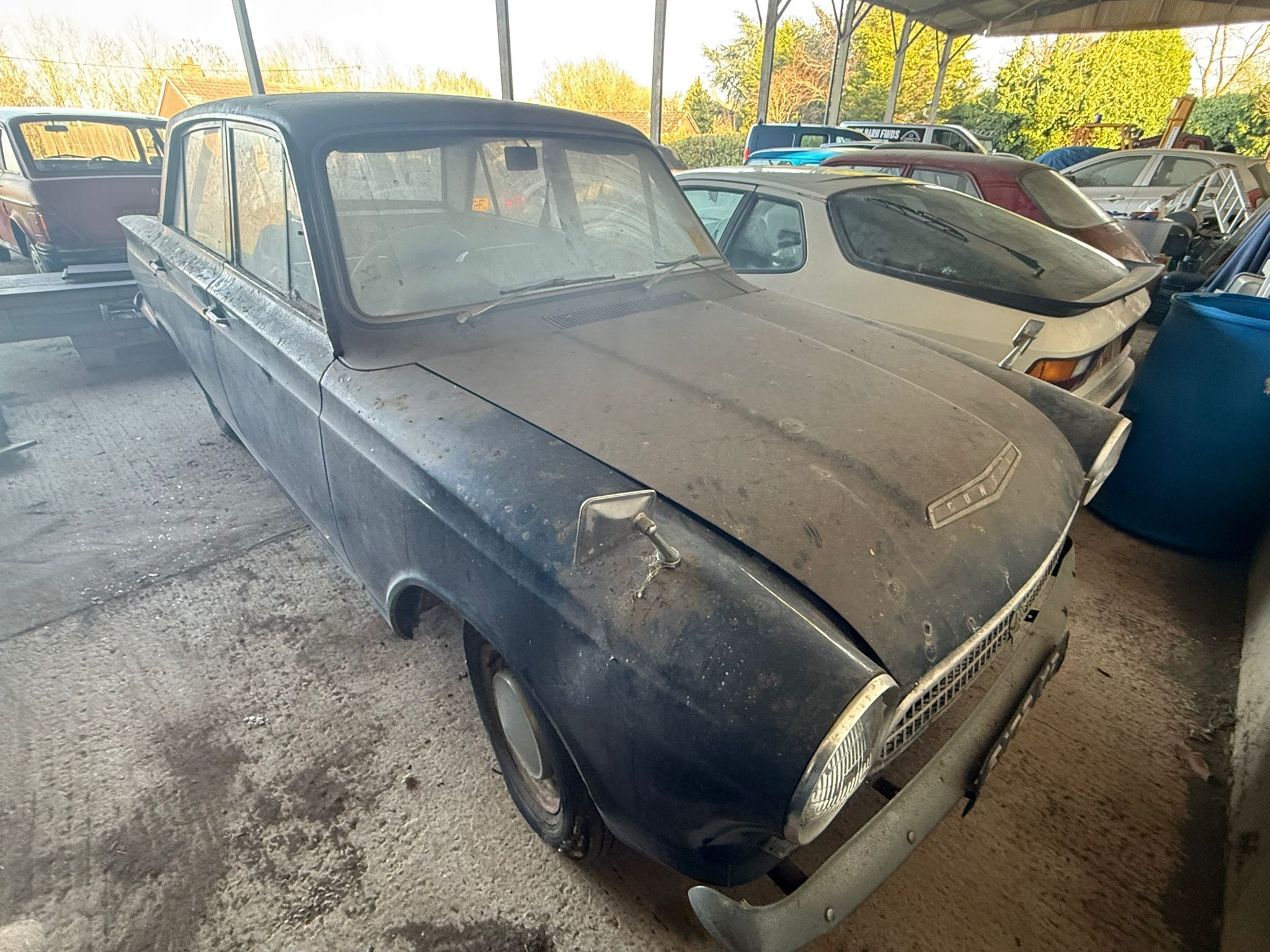 UK Barn Finds’ 1964 Ford Consul Cortina Mk1