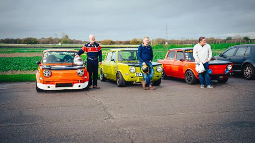 SIMCAs on the track here in the UK