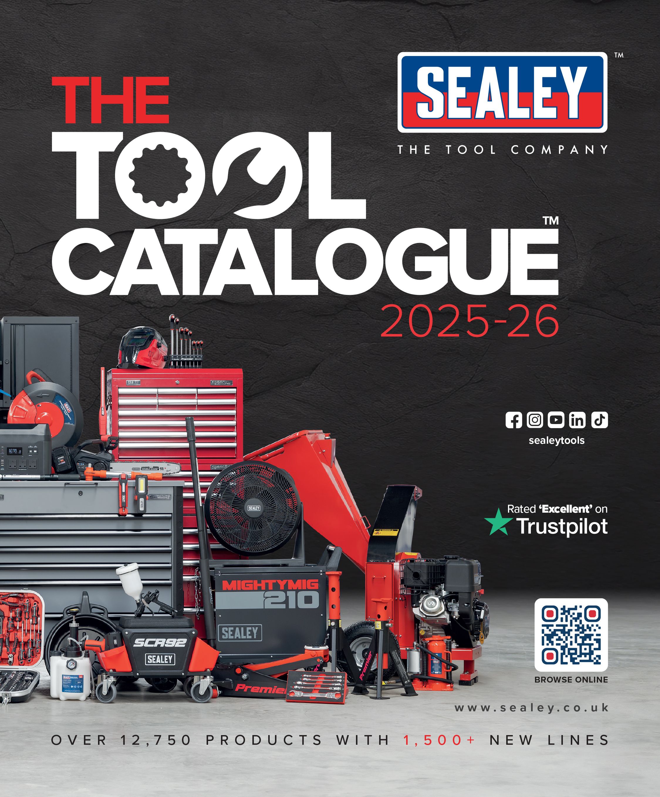 The SEALEY Tool Catalogue Features Over 12,750 Products