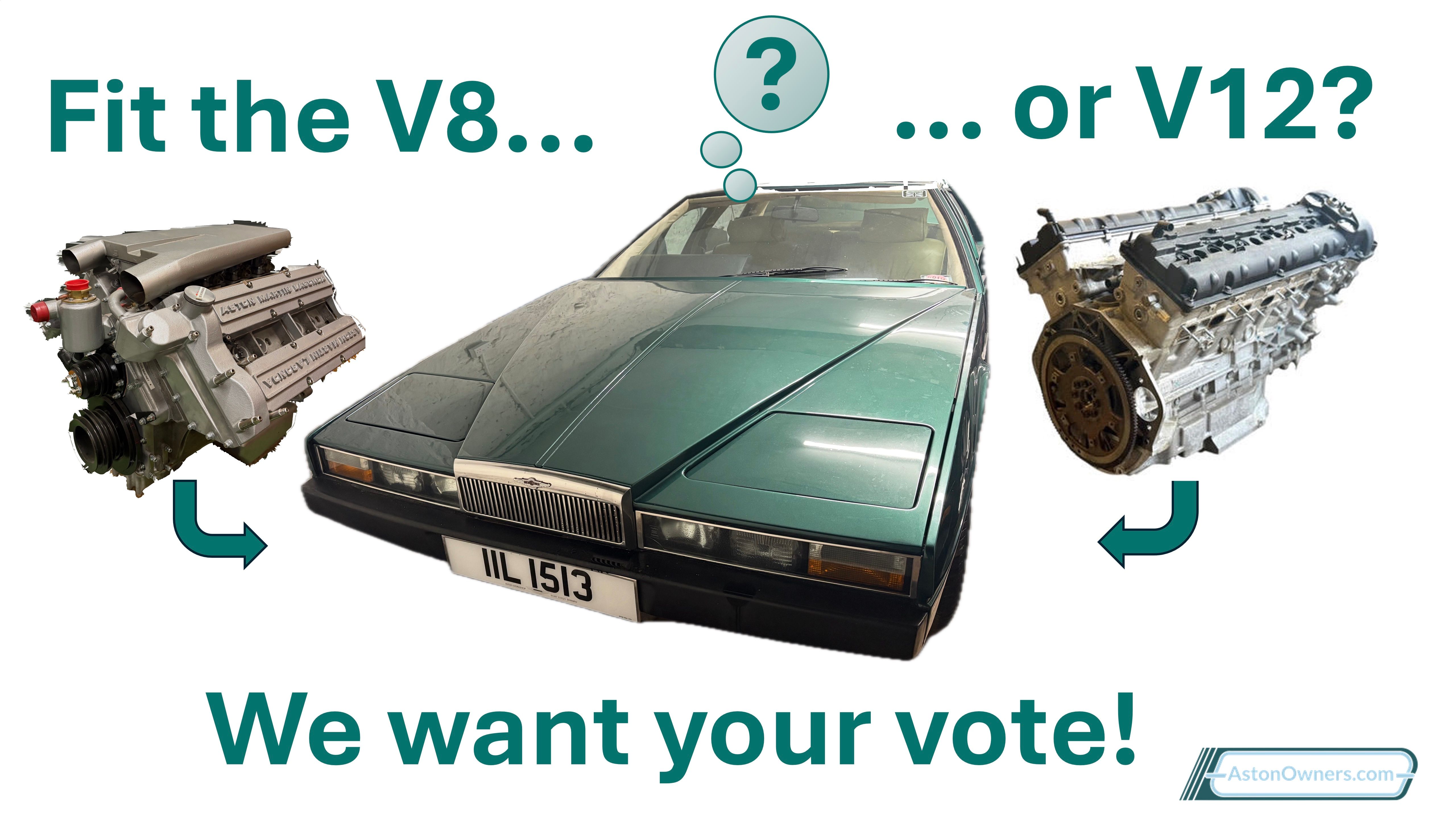 Which engine should we fit in our 'Wedge' Lagonda