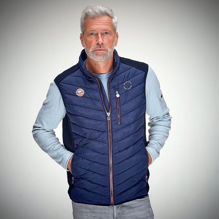 Grandprix Originals Gulf Hunter Vest Navy Blue