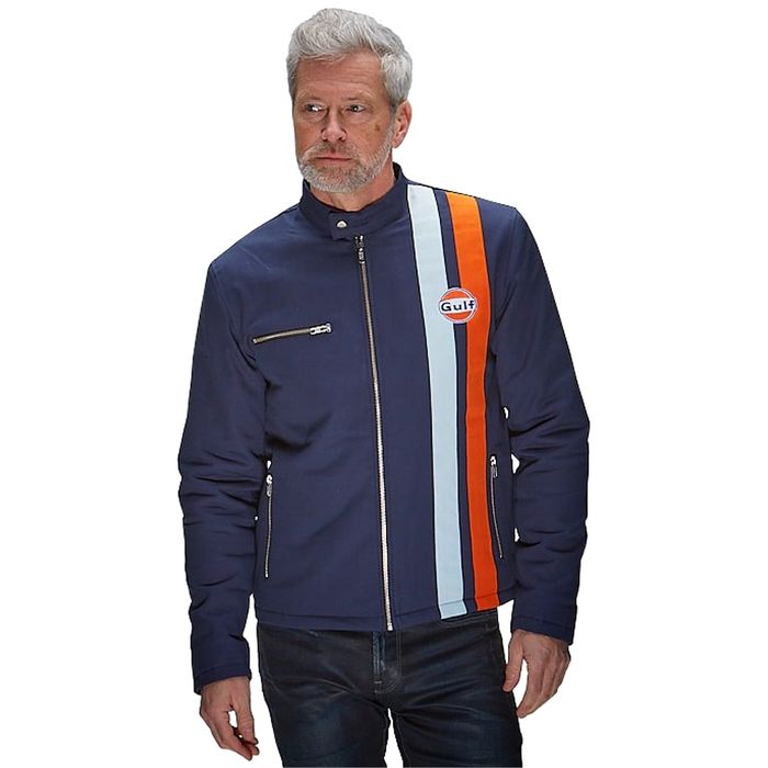 Grandprix Originals Gulf Men's Roadmaster Jacket Navy Blue