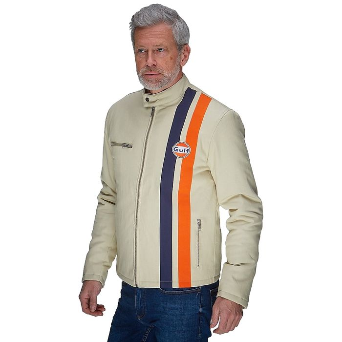 Grandprix Originals Gulf Men's Roadmaster Jacket Light Beige