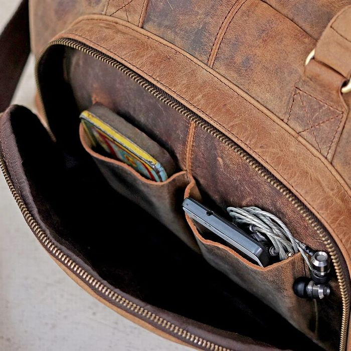 Scaramanga Leather Holdall