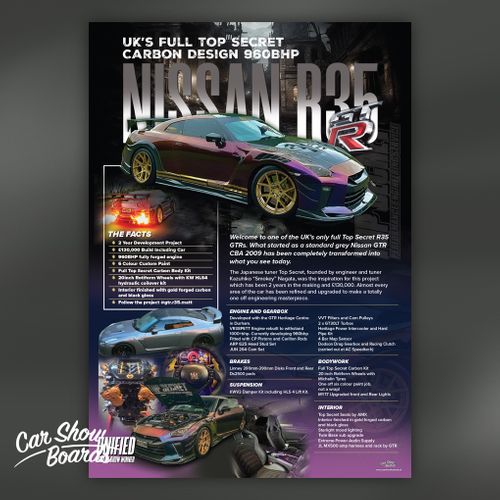 Bespoke Design Car Show Boards