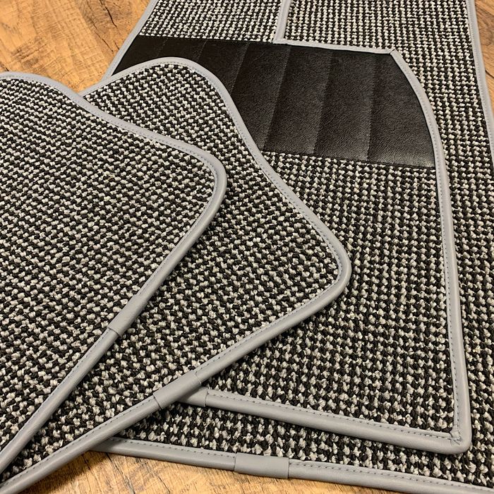Houndstooth Floor Mats