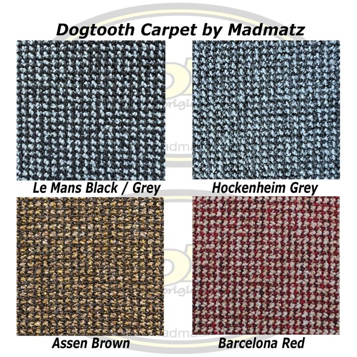 Houndstooth Floor Mats