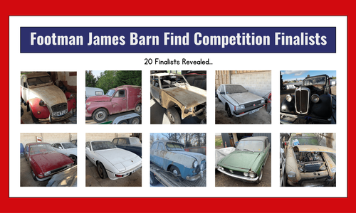 20 Barn Finds Revealed for the Footman James Barn Find Competition