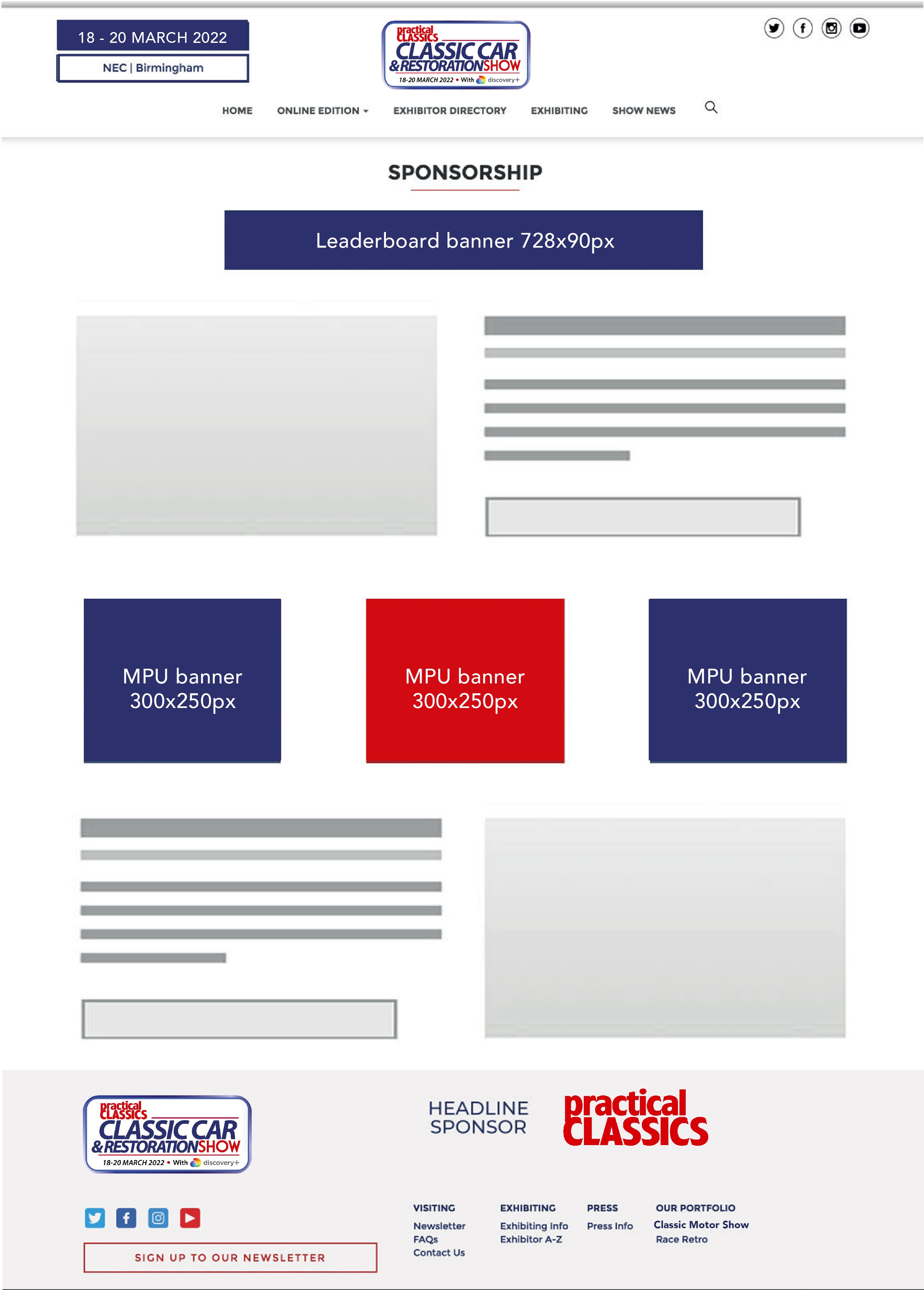 PCR Sponsorship - Website