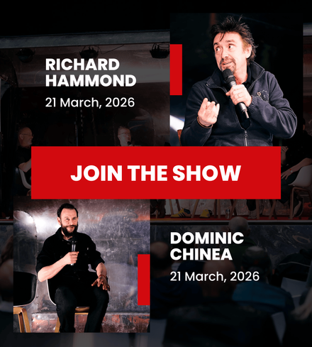 Richard Hammond and Dominic Chinea are at the Practical Classics Classic Car & Restoration Show on Saturday 21 March 2026