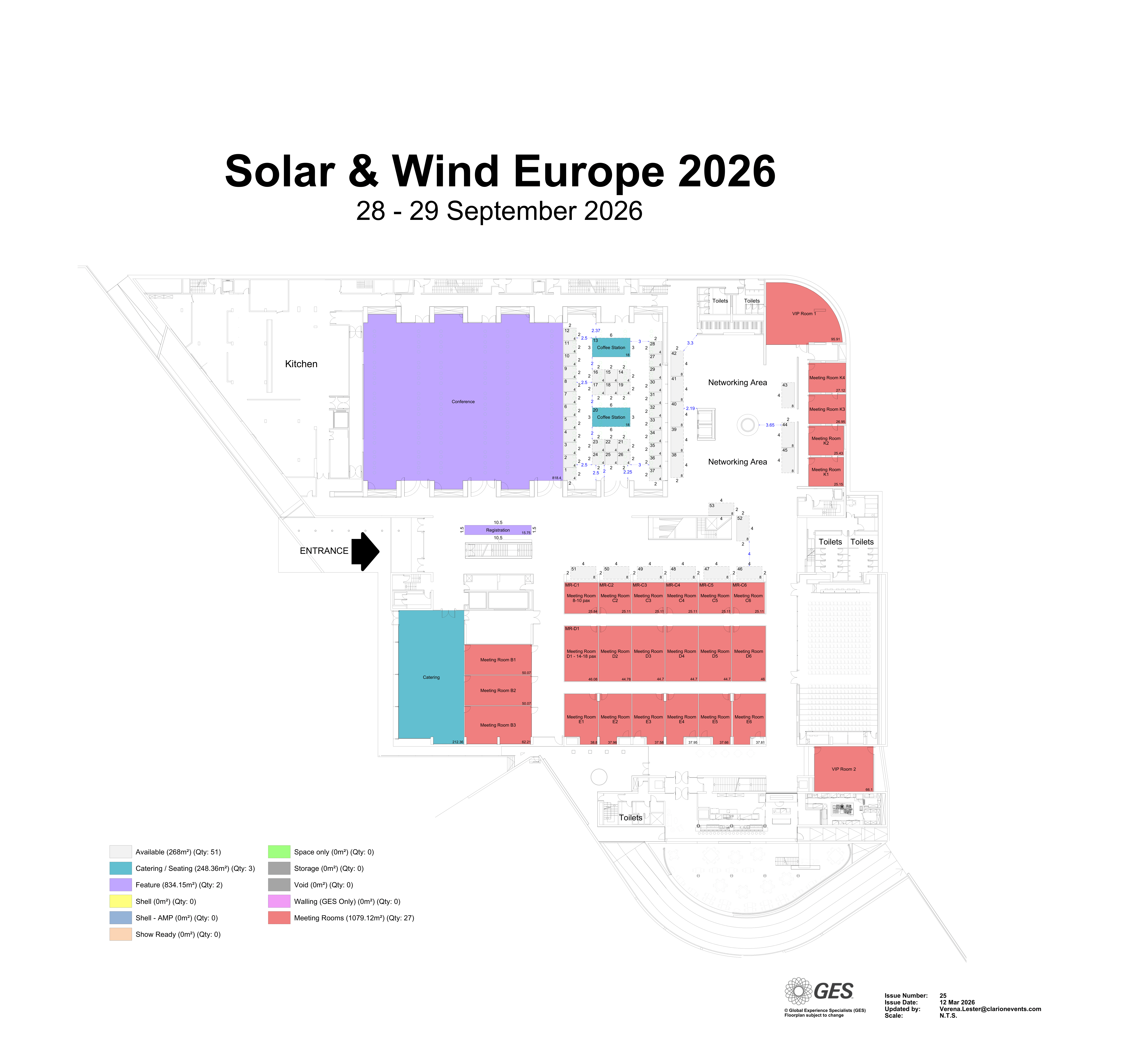 Solar + Wind Europe floorplan