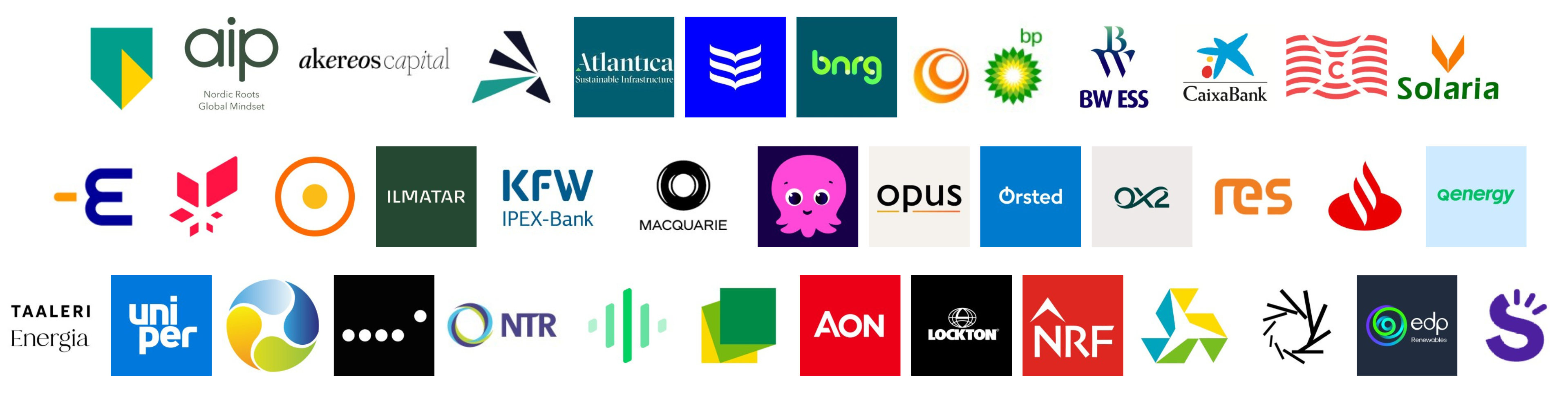 Companies Attending Solar + Wind Europe Finance & Investment Summit 2026