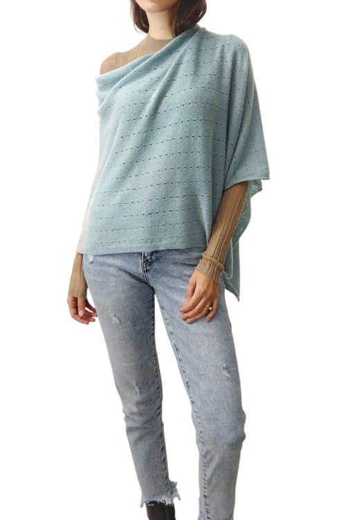 Multiway cashmere ponchos