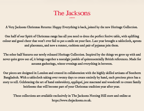 The Jacksons London Press Release 2026