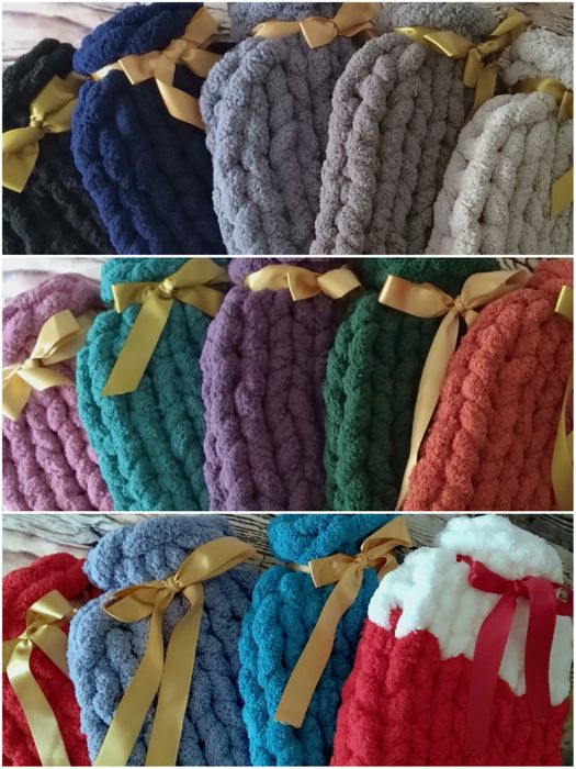 chunky hand knit hot water bottle covers