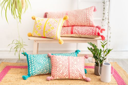 Jaipur Geo cushions