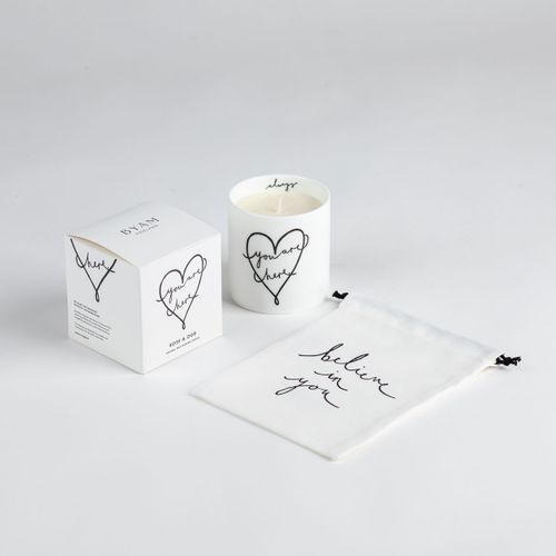 'You are Here... Always' Rose & Oud Scented Candle