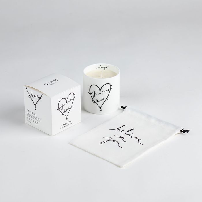 'You are Here... Always' Rose & Oud Scented Candle