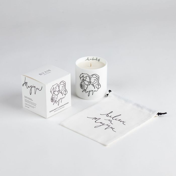 'It's a kind of...Magique' Bergamot & Sandalwood Scented Candle