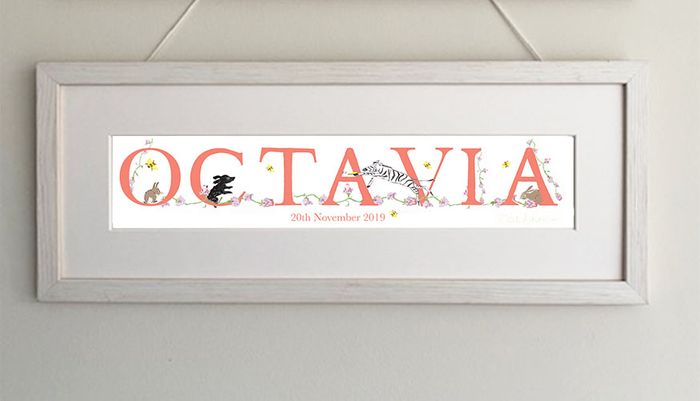 Personalised name prints from Sal