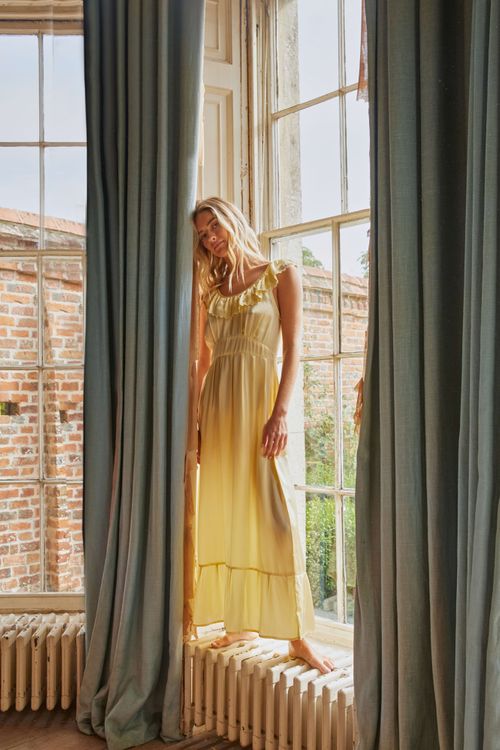 Valentia - Full Length Silk Nightdress