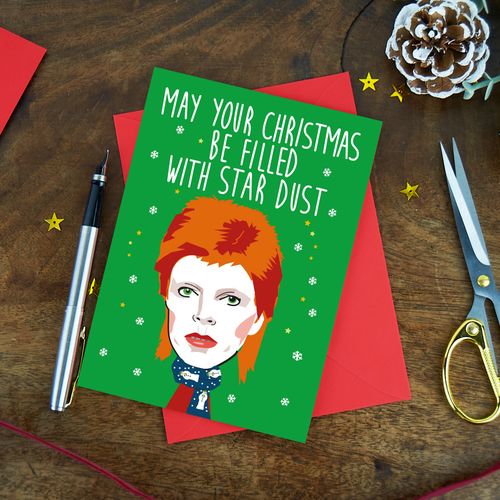 Star Dust Christmas Card