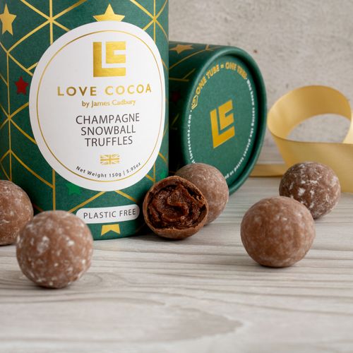 CHAMPAGNE SNOWBALL CHOCOLATE TRUFFLES