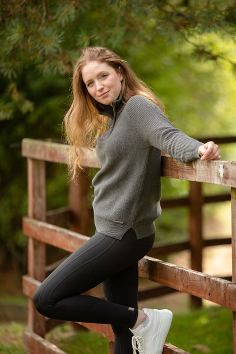 Mochara Cotton Half Zip Sweater