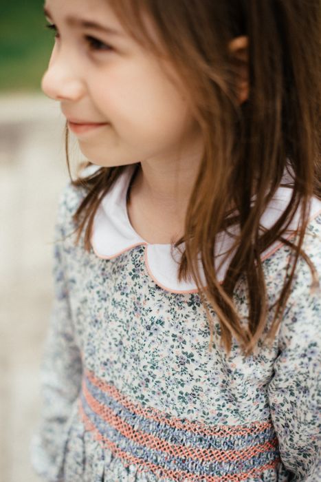 Aurelia Handsmocked Dress & Tights
