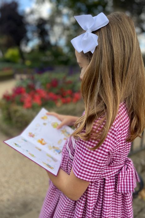 Cressida Handsmocked Dress & Bow