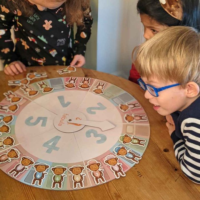 'Five Little Monkeys' educational boardgame