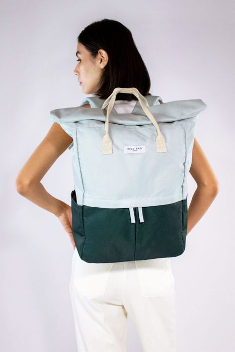 Sage & Forest Green | “Hackney” 2.0 Backpack | Large