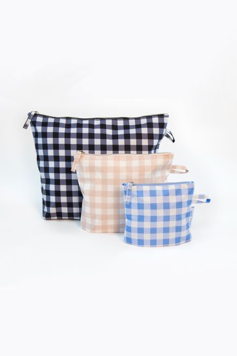 Pouches | Gingham | Set of 3