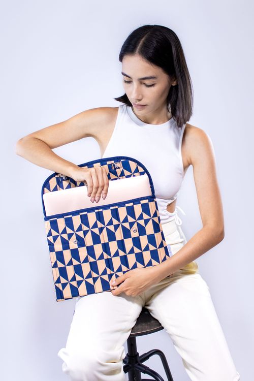 Laptop Sleeve | Navy Coffee