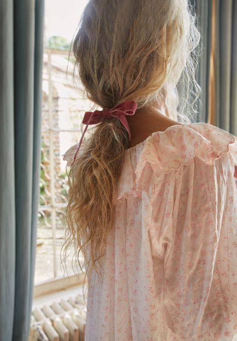 Natasha Apple Blossom - Full Length Cotton Nightdress