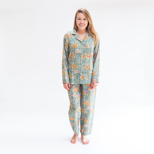 Block print cotton pyjama set
